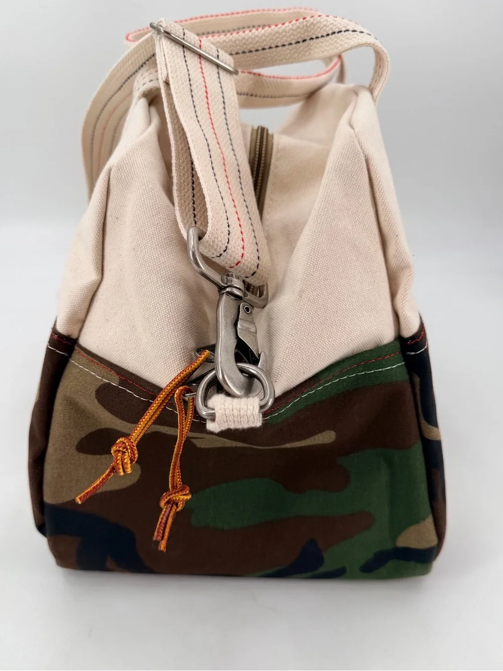L.L. LL BEAN Camo Weekender Canvas Travel Bag Boat Tote